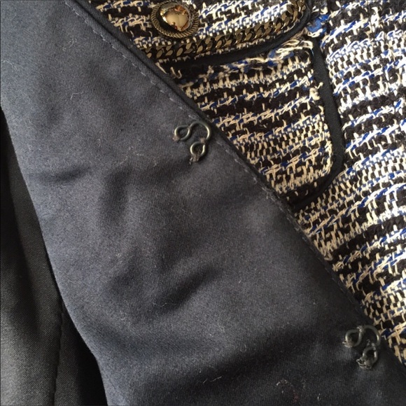 New White House black market navy coat jacket - Picture 5 of 7